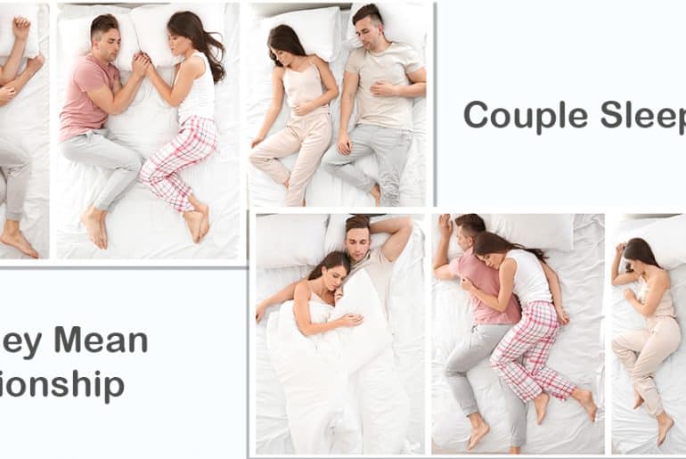 couples sleeping position and what they mean